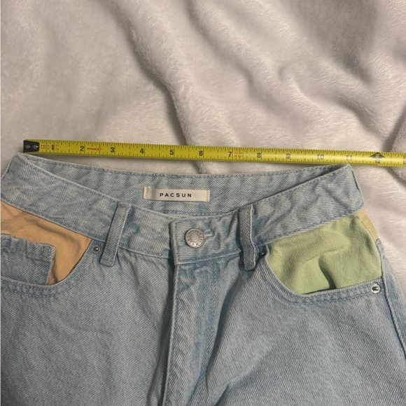 PacSun Rainbow Festival High Rise Shorts ASO Sarah Cameron - Picture 5 of 7